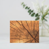 boomstamringen briefkaart (Staand voorkant)