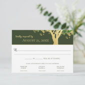 Boomster van David Bar Mitswa RSVP uitnodiging (Staand voorkant)