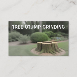 Boomstronk Slijp Zakelijkkaart Visitekaartje