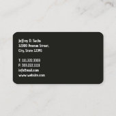 Boomstronk slijpen visitekaartje (Achterkant)