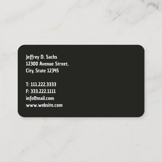 Boomstronk slijpen visitekaartje (Achterkant)