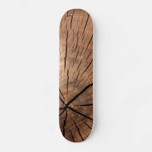Boomstronk Textuur Skateboard (Voorkant)