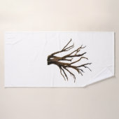 boomstructuur badhanddoek (Badhanddoek)