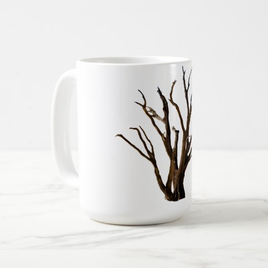 boomstructuur koffiemok (Voorkant links)