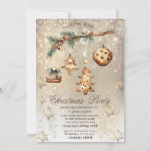 Boomtak, Ornamenten, gouden sterren Kaart (Voorkant)