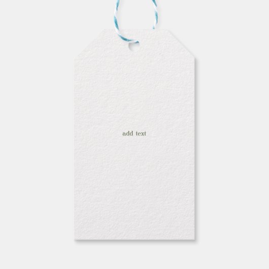 Boomtak, Ornamenten, sterren Cadeaulabel (Achterkant)