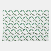 boomtakken in de bosbouw theedoek (Horizontaal)