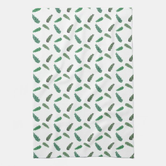 boomtakken in de bosbouw theedoek (Verticaal)