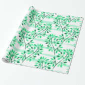 boomtakken met bladeren cadeaupapier (Uitgerold)