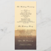 Boomtakken Zomeravond Trouwprogramma's Programmakaart (Achterkant)