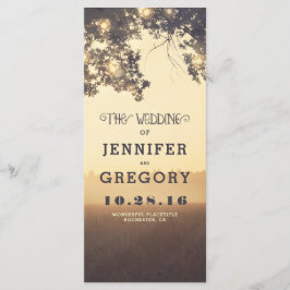 Boomtakken Zomeravond Trouwprogramma's Programmakaart