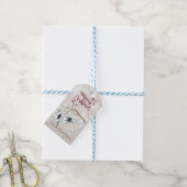 Boomtakversieringen Glitterige Bokeh Cadeaulabel (Met Touw)