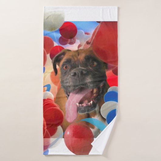 BOOMTIJD VAN BOXERVILLE DOOPSLAG BADHANDDOEK (Badhanddoek)