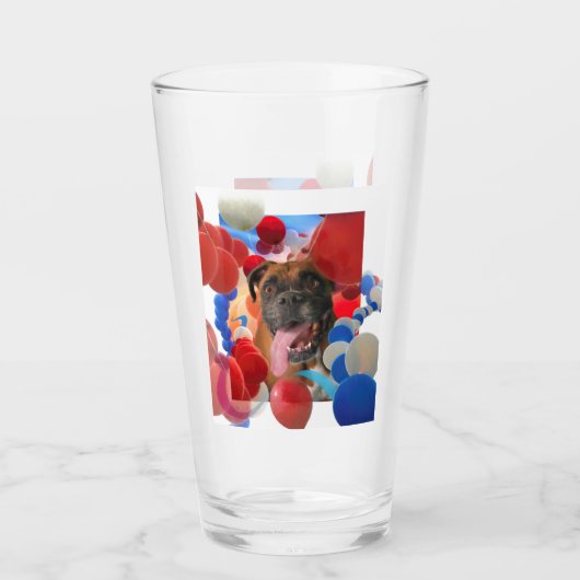 BOOMTIJD VAN BOXERVILLE DOOPSLAG GLAS (Voorkant)