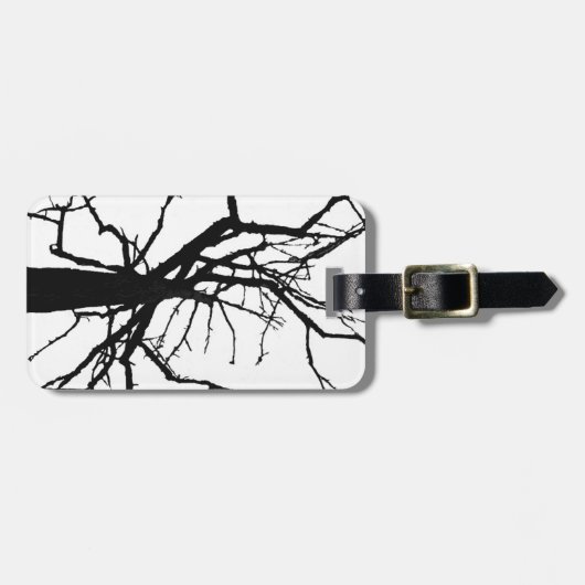 Boomtop Abstract Bagagelabel (Voorkant horizontaal)