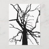 Boomtop Abstract Briefkaart (Voorkant)