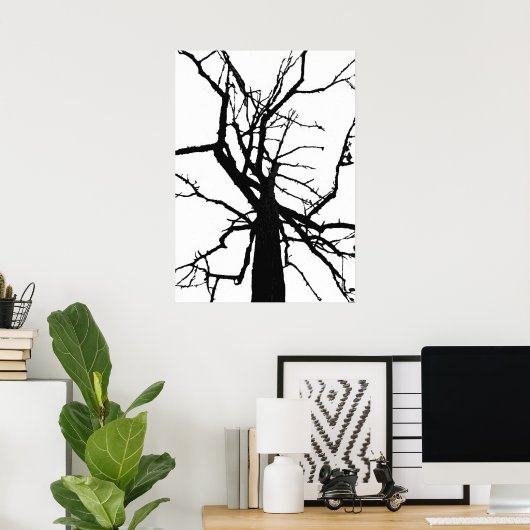 Boomtop Abstract Poster (Thuiskantoor)