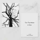 Boomtop Abstracte ATC Visitekaartje (Voorkant / Achterkant)