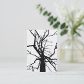 Boomtop Abstracte ATC Visitekaartje (Staand voorkant)