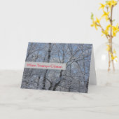 Boomtoppen Glisten - Vakantie - Blank Inside Kaart (Gele Bloem)