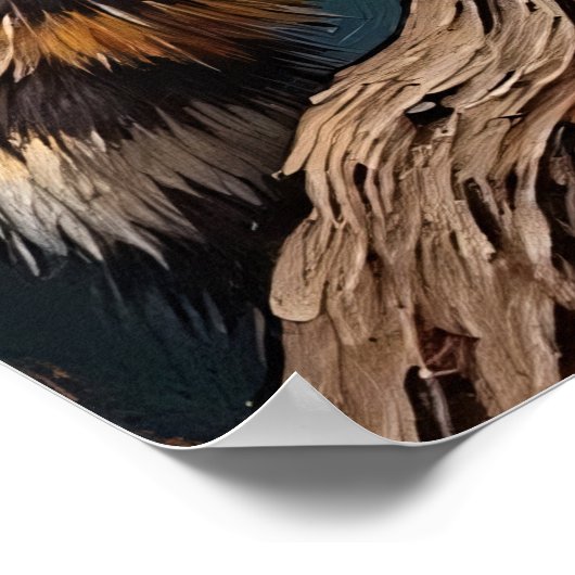 Boomtopverkenner: de beklimming van een wasbeer poster (Hoek)