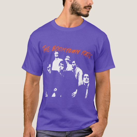 Boomtown Rats Band Retro Music Art PERFECT GIFT FO T-shirt (Voorkant)