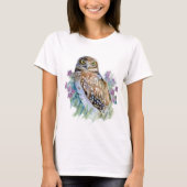 Boomuil in lavendel t-shirt (Voorkant)