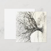 boomuitnodiging kaart (Voorkant / Achterkant)