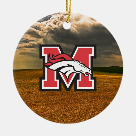  boomversiering keramisch ornament (Voorkant)