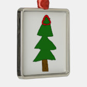 Boomversiering recyclen metalen ornament (Rechts)