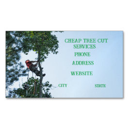 Boomverwijderingsservices Magnetisch Visitekaartje