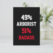 Boomverzorger Arborist kaart (Staand voorkant)