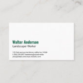 Boomverzorging op Boom | Landschapsarchitectuur Visitekaartje (Achterkant)