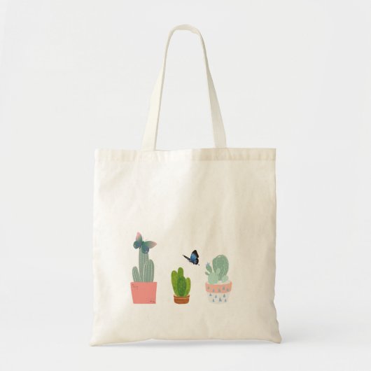 Boomvlinder Cute Design Boodschappentassen Tote Bag (Voorkant)