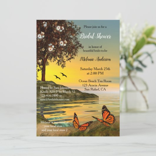 Boomvlinder — Uitnodiging (Staand voorkant)