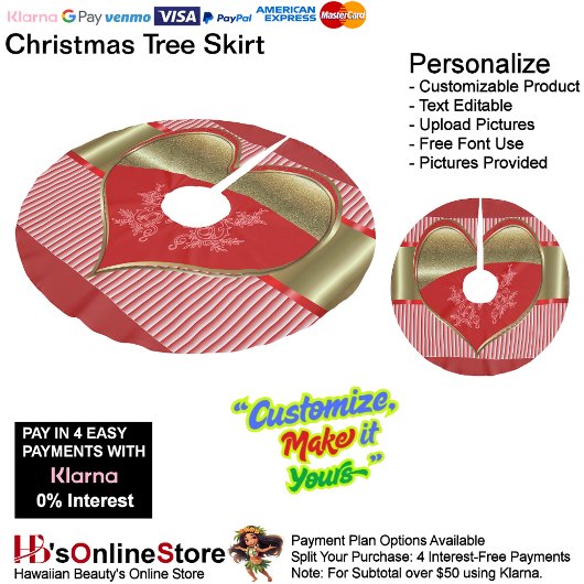 Boomvoetenzak van harten kerstboom rok