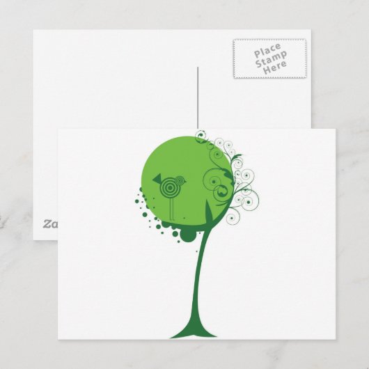 Boomvogel Briefkaart (Voorkant / Achterkant)