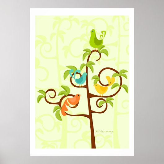 Boomvogels Poster (Voorkant)