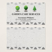 Boomvormen | Landschappelijke tuinbouw Visitekaartje (Voorkant /achterkant)