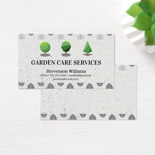 Boomvormen | Landschappelijke tuinbouw Visitekaartje (Bureau)