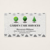 Boomvormen | Landschappelijke tuinbouw Visitekaartje (Voorkant)