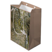 Boomwagen met Moss Print Medium Cadeauzakje (Achterkant Gekanteld)
