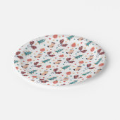 Boomwanten Kousen en kerstballen Papieren Bordje (Gekanteld)