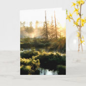 Boomwatermoeras landschap kaart (Gele Bloem)
