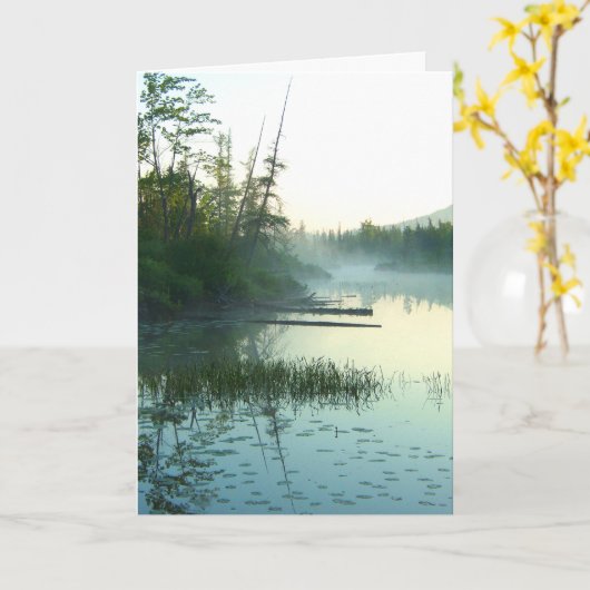 Boomwatermoeraslandschap Kaart (Gele Bloem)