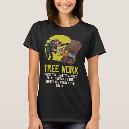 Boomwerken T-shirt (Voorkant)