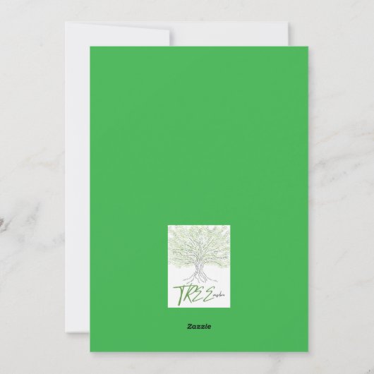 boomwijsheid feestdagenkaart (Achterkant)