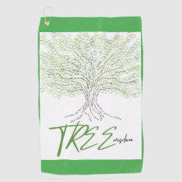 boomwijsheid golfhanddoek