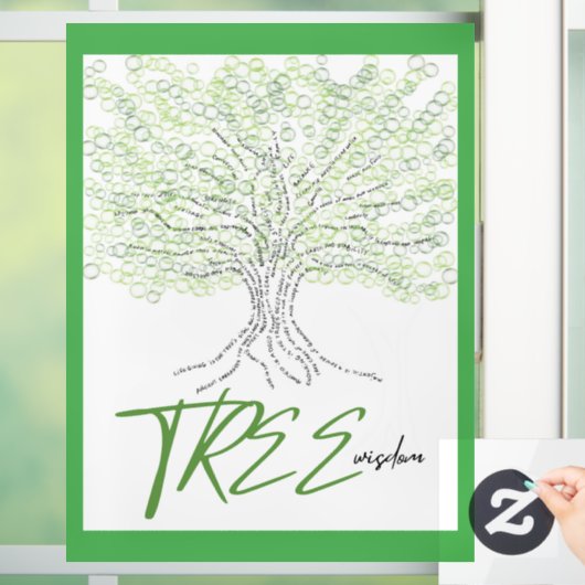 boomwijsheid raamsticker (Huis)