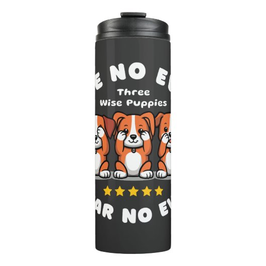 Boomwijze Puppies Thermosbeker (Voorkant)